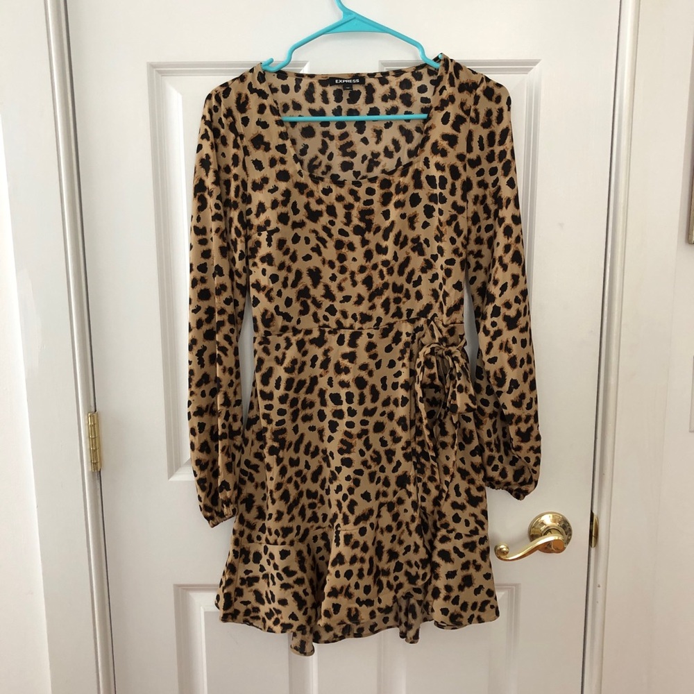 Express Cheetah Print Dress